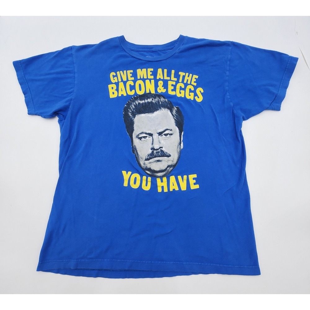 Give me all‎ the bacon and eggs you have - Parks and Recreation - Ron Swanson L